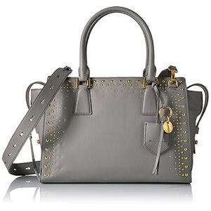 Cole Haan Marli Studded Satchel Medium Color Ironstone